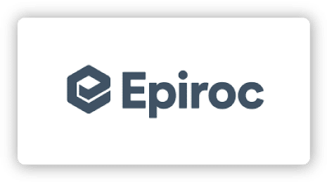 epiroc logo for kjell foss